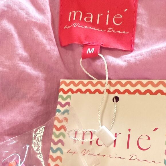 Marié by Victoria Dunn Pink and Blue Ruffled Tiered Sundress - Picture 7 of 7